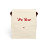 We Rise Canvas Lunch Bag With Strap