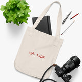 We Rise Organic Canvas Tote Bag
