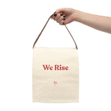 We Rise Canvas Lunch Bag With Strap